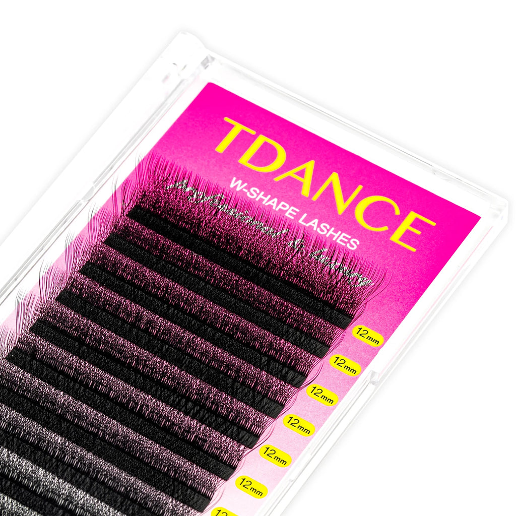 TDANCE Premade Volume Fan Lash Extensions — 3D to 6D W-Shape
