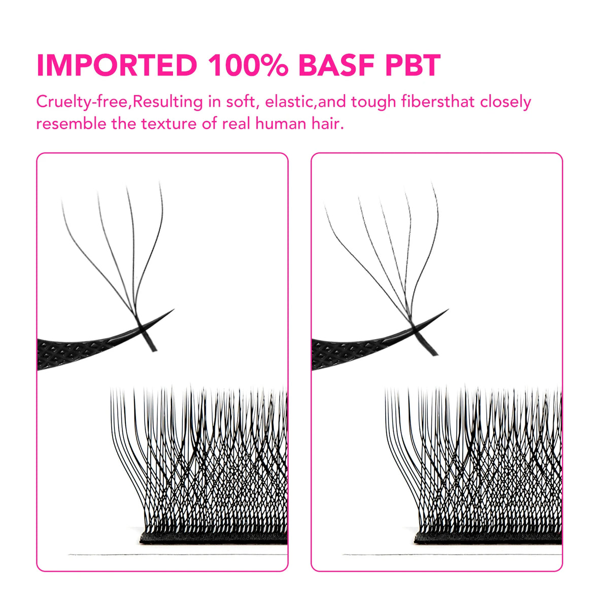 TDANCE Premade Volume Fan Lash Extensions — 3D to 6D W-Shape