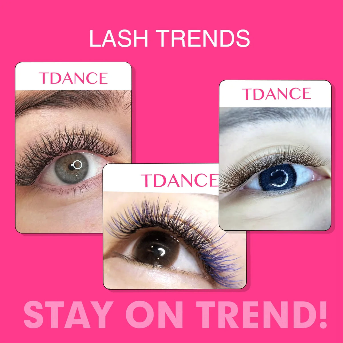 TDANCE Premade Volume Fan Lash Extensions — 3D to 6D W-Shape