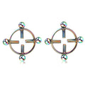Steel Screw Faux Nipple Clip Rings — Non-Piercing