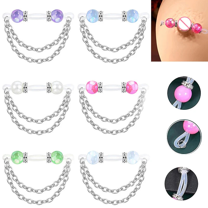 Rhinestone Non-Piercing Nipple Cuffs
