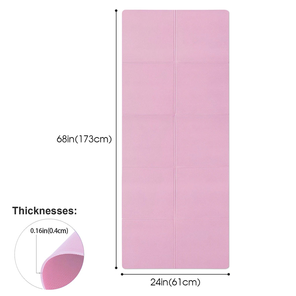 Anti-Slip EVA Yoga Mat — 4mm Thick for Yoga, Pilates & Gymnastics