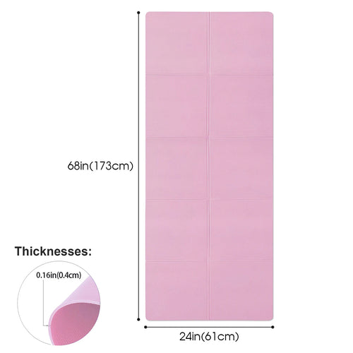 Anti-Slip EVA Yoga Mat — 4mm Thick for Yoga, Pilates & Gymnastics