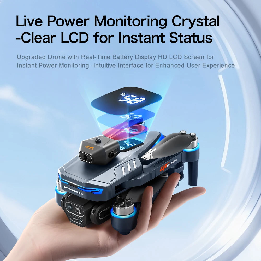 Lenovo GT8 Drone 8K Professional 4K HD Camera 5G Brushless Motor Aerial Photography Optical Flow with screen RC Quadcopter toy