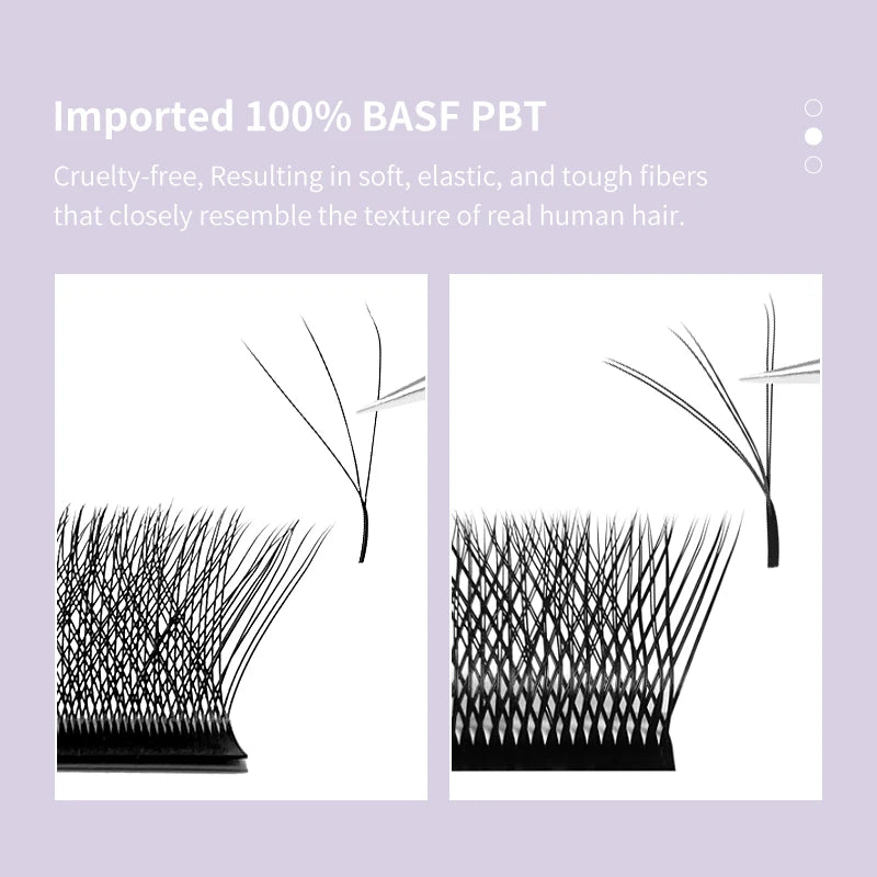 Premade Volume Lash Extensions — 3D to 8D Faux Mink W-Shape Fans