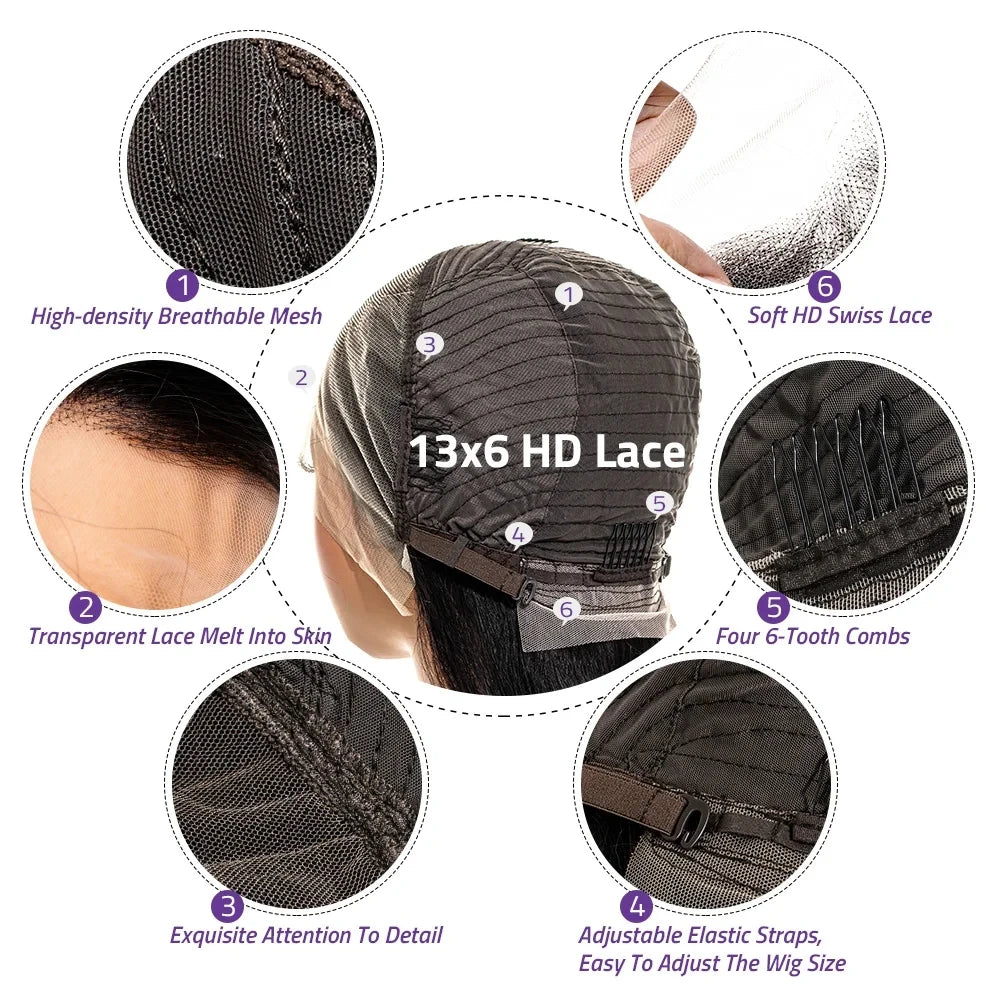 Body Wave Human Hair Lace Front Wig — HD & Glueless Lace Options