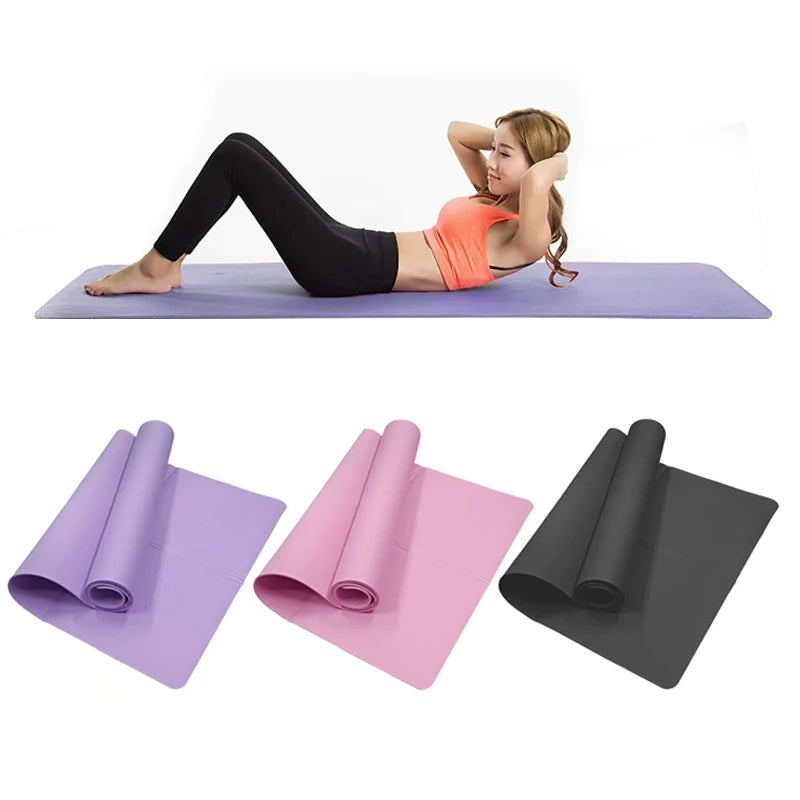 Anti-Slip EVA Yoga Mat — 4mm Thick for Yoga, Pilates & Gymnastics