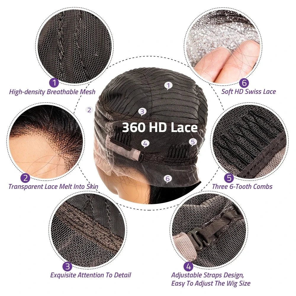 Body Wave Human Hair Lace Front Wig — HD & Glueless Lace Options
