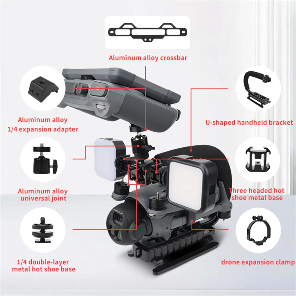 Handheld Gimbal Stabilizer Grip for DJI Mavic 4 Pro, RC 2 & RC Pro 2