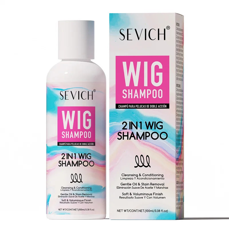 2-in-1 Anti-Frizz Wig Shampoo & Conditioner