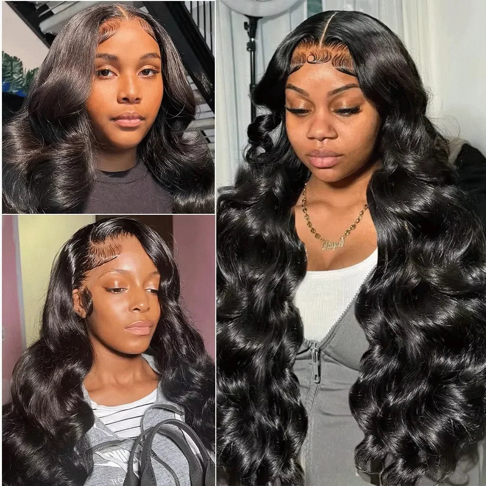 Body Wave Human Hair Lace Front Wig — HD & Glueless Lace Options