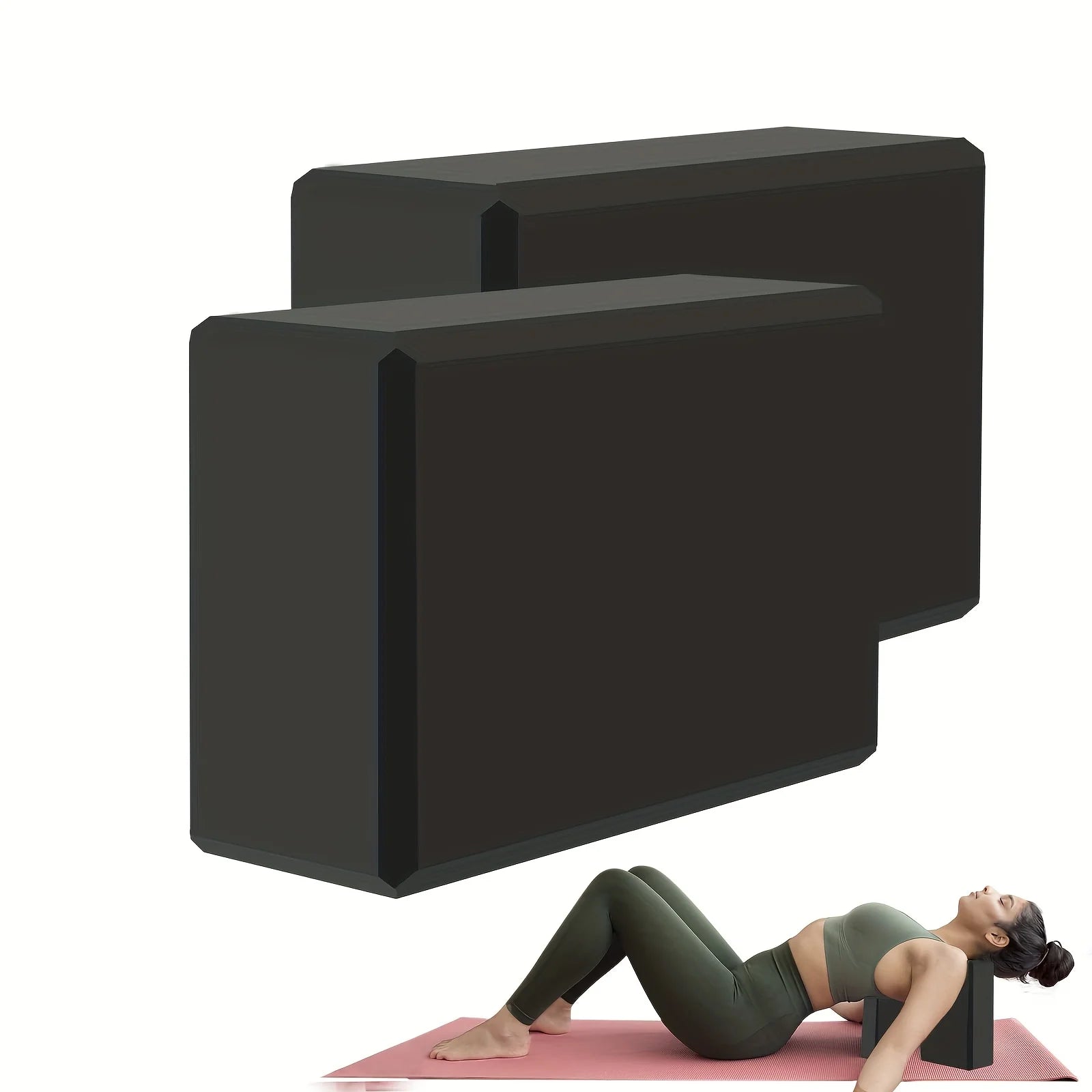 High-Density Foam Yoga Blocks — Set of 2