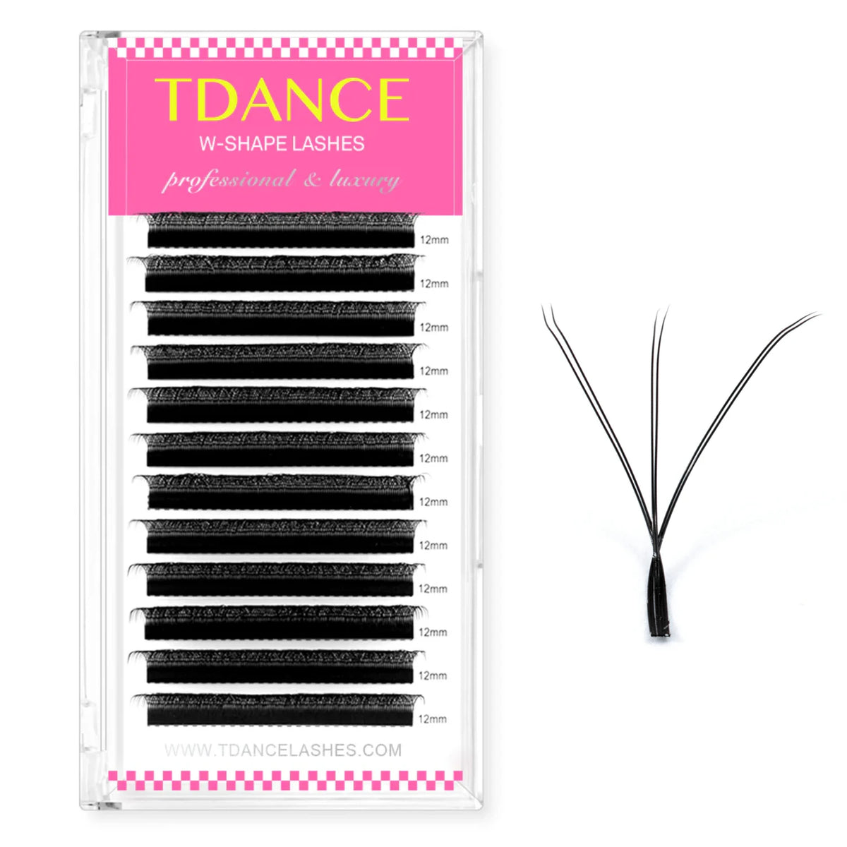 TDANCE Premade Volume Fan Lash Extensions — 3D to 6D W-Shape