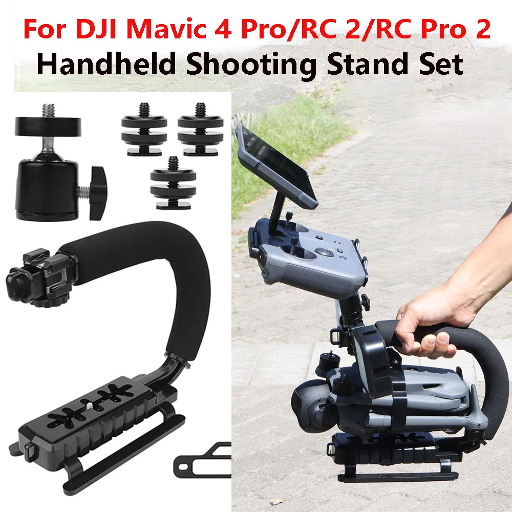 Handheld Gimbal Stabilizer Grip for DJI Mavic 4 Pro, RC 2 & RC Pro 2