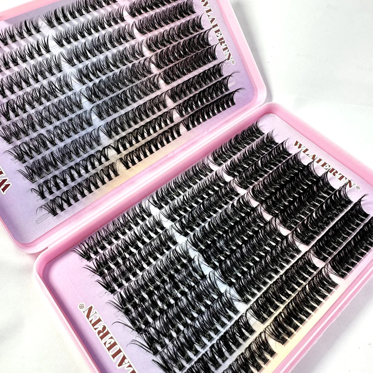 Faux Mink 540-Cluster Lash Extensions — C Curl 9-16mm 3D Russian Strip