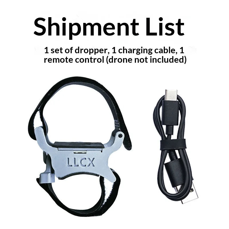 Universal Drone Drop Launcher, DJI Drone Throwing Device, Compatible with Most Drones