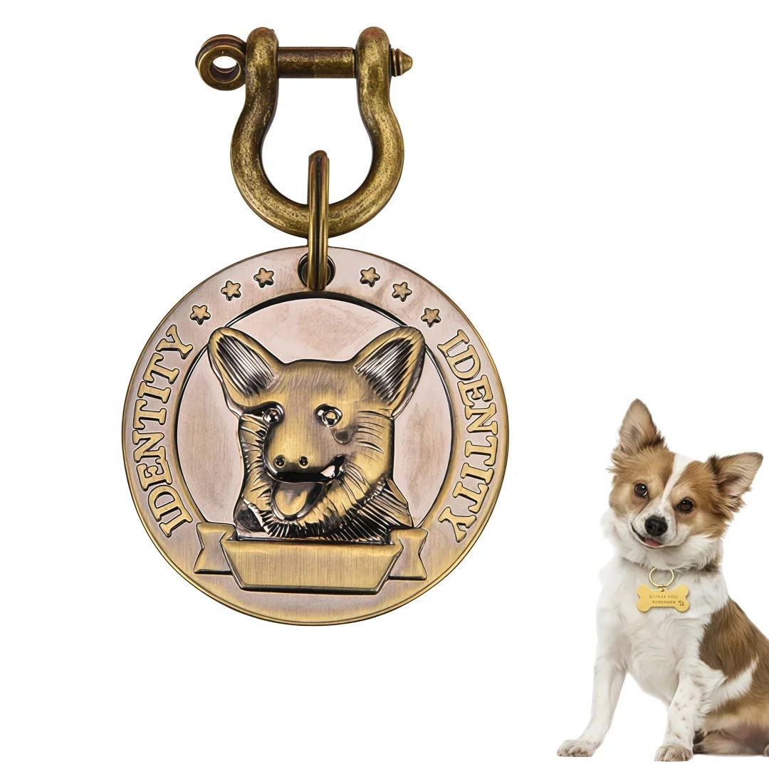 VIP Personalized Engraved Pet ID Tag — Dog & Cat Name Tag