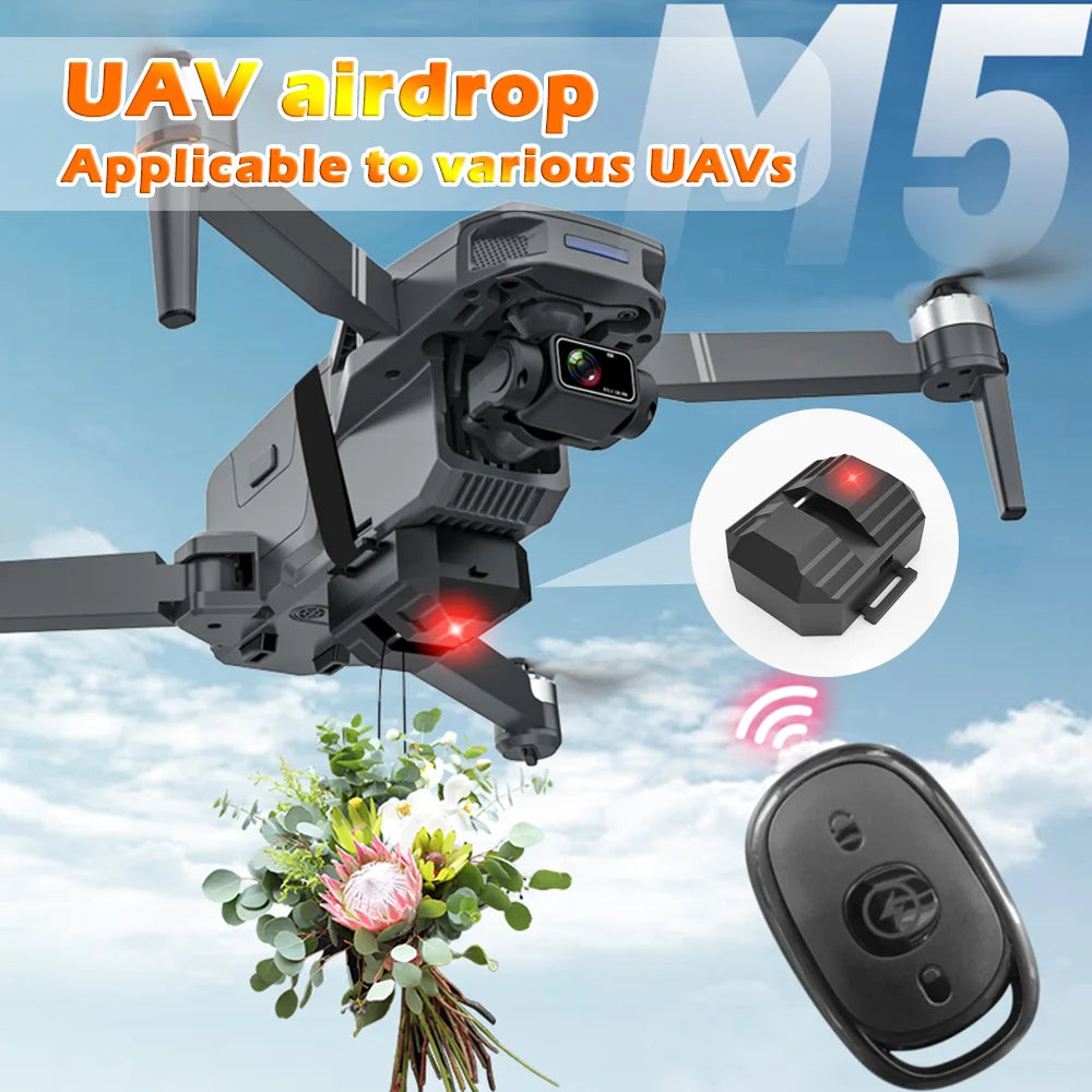Universal Drone Airdrop Thrower System — 2.4G Remote Control Payload Delivery