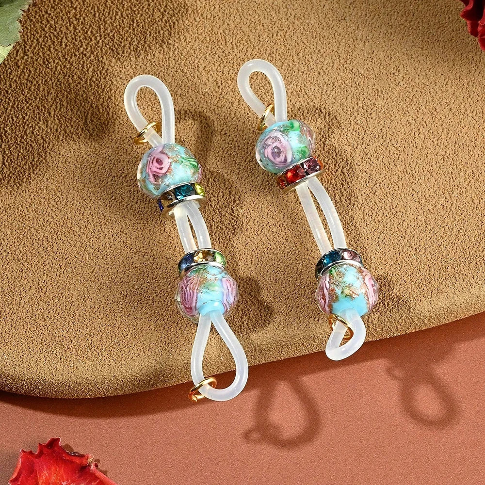 Glitter Bead Non-Pierce Faux Nipple Barbells