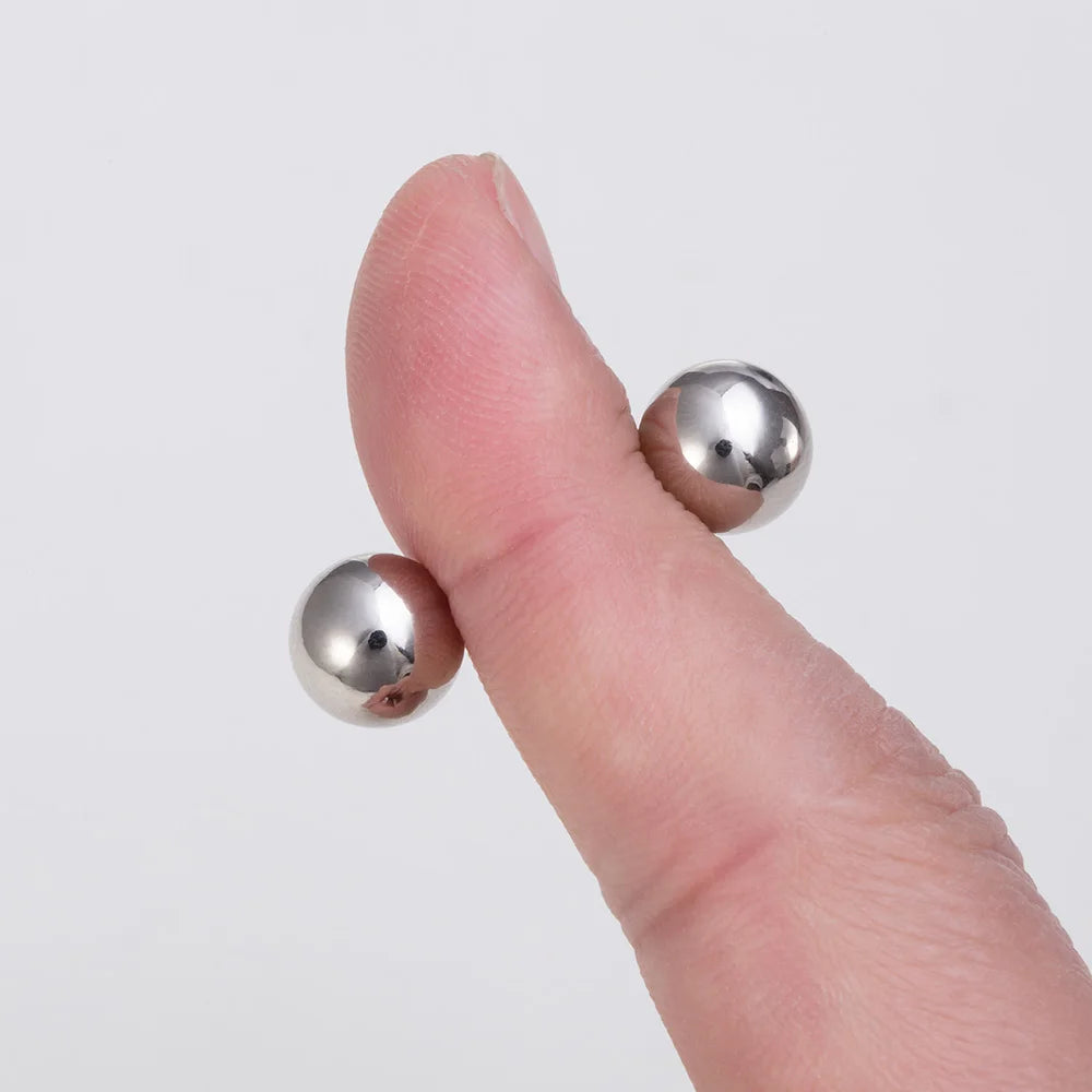 Magnetic Stainless Steel Non-Piercing Nipple Rings