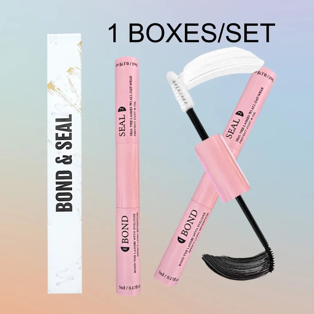 Lash Bond & Seal Kit — 10ml Glue + 5ml Remover + Tweezers