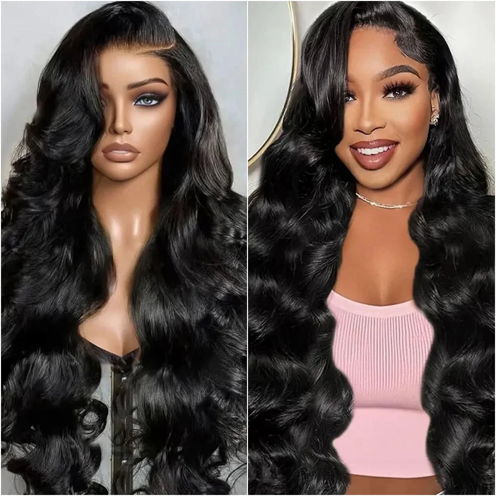 Body Wave Human Hair Lace Front Wig — HD & Glueless Lace Options