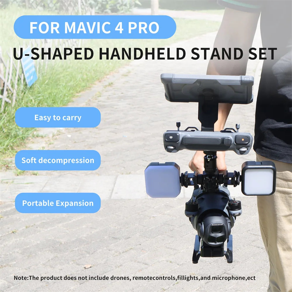 Handheld Gimbal Stabilizer Grip for DJI Mavic 4 Pro, RC 2 & RC Pro 2