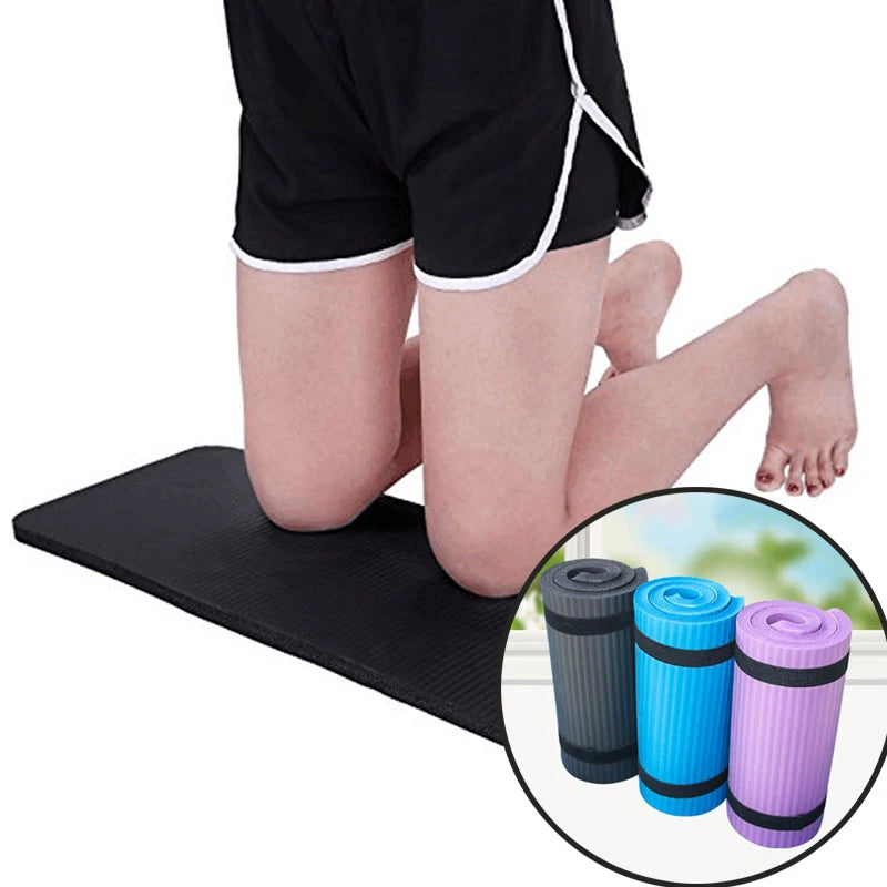 Non-Slip Foam Yoga Knee Pad — 1.5cm Thick Cushion 60x25cm