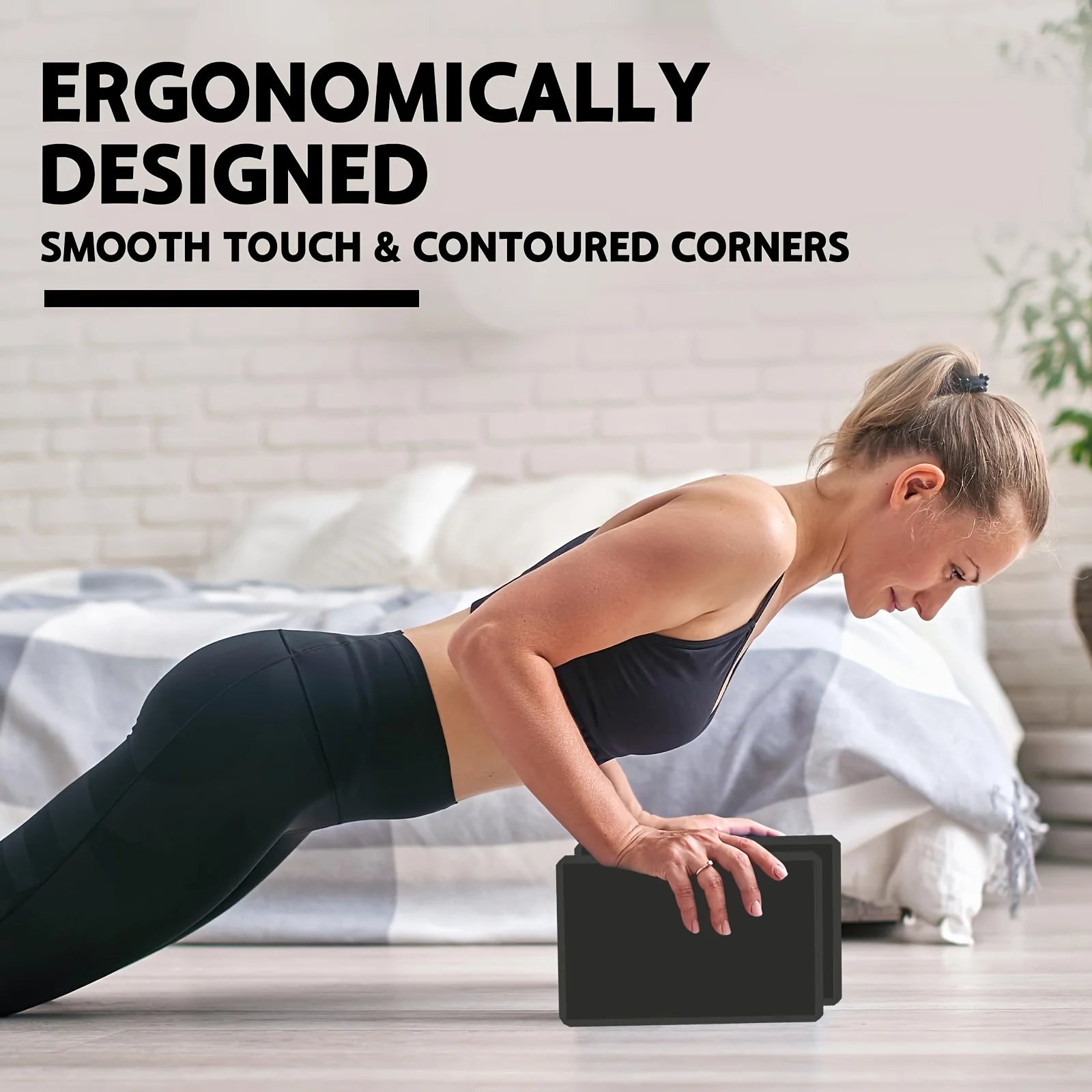 High-Density Foam Yoga Blocks — Set of 2