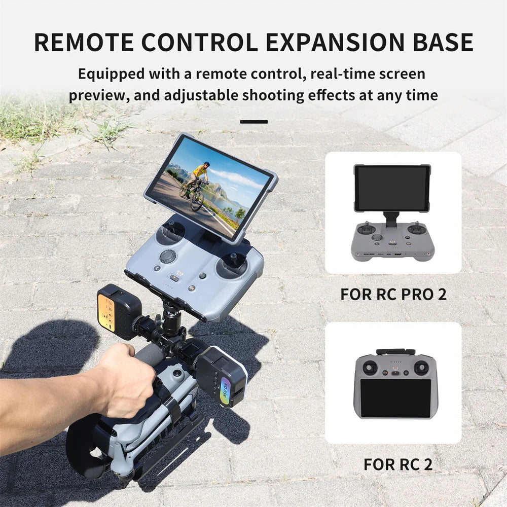 Handheld Gimbal Stabilizer Grip for DJI Mavic 4 Pro, RC 2 & RC Pro 2
