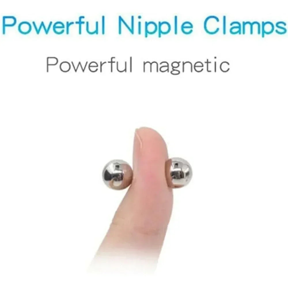Magnetic Non-Piercing Nipple Rings & Fake Nose Clamps