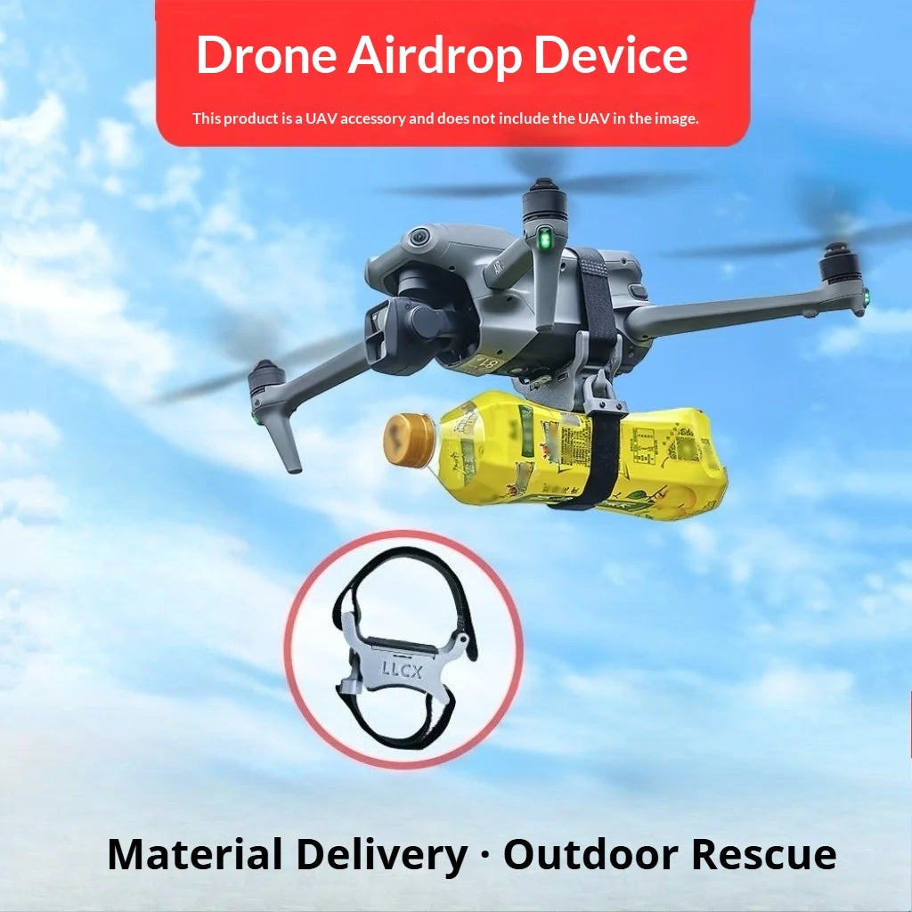 Universal Drone Drop Launcher, DJI Drone Throwing Device, Compatible with Most Drones