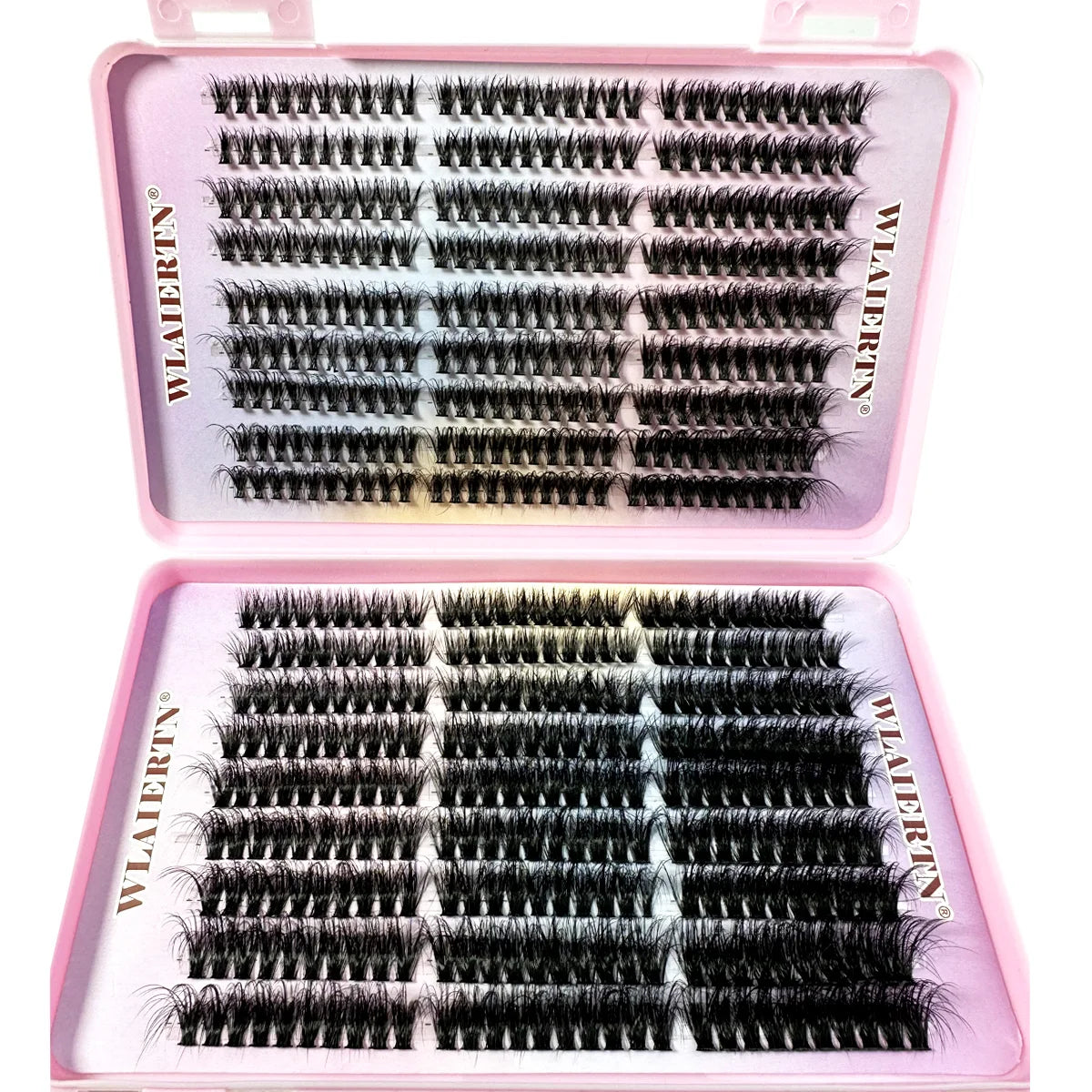 Faux Mink 540-Cluster Lash Extensions — C Curl 9-16mm 3D Russian Strip