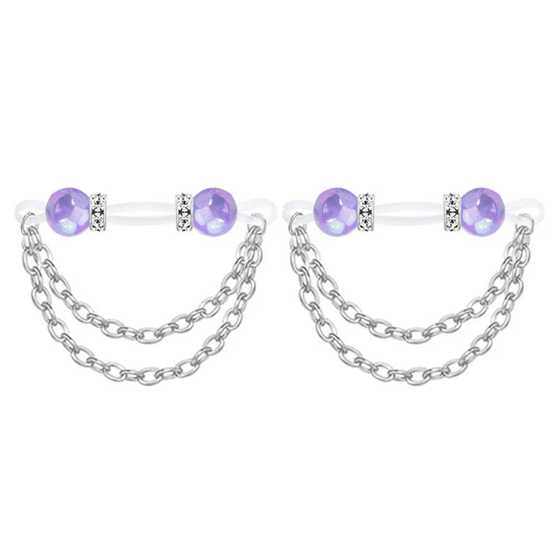 Rhinestone Non-Piercing Nipple Cuffs