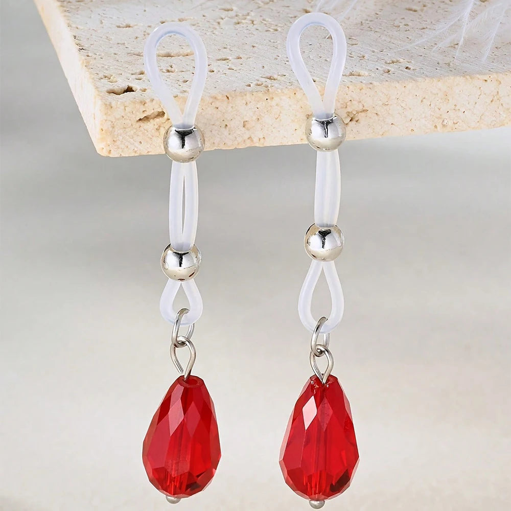 Heart Non-Piercing Adjustable Nipple Rings