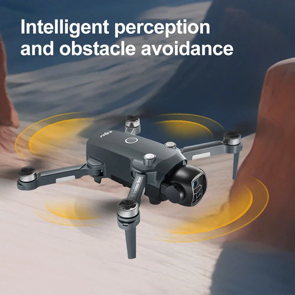 Lenovo V988 Drone 4K HD Camera 360°Obstacle Avoidance Brushless 5G WIFI FPV GPS Quadcopter FPV RC Dron Toy with Big Screen