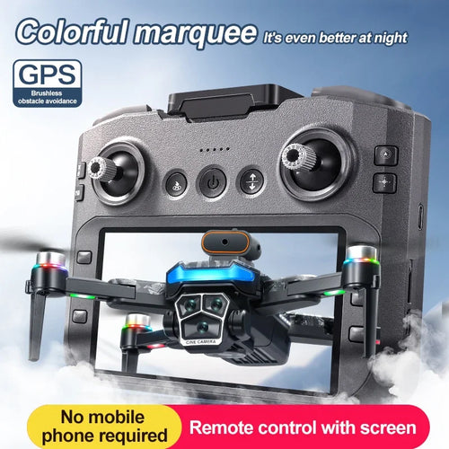 A14 Pro Max 8K Drone — Triple Camera, Brushless, Obstacle Avoidance & Foldable