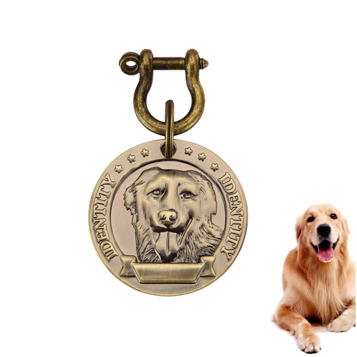 VIP Personalized Engraved Pet ID Tag — Dog & Cat Name Tag