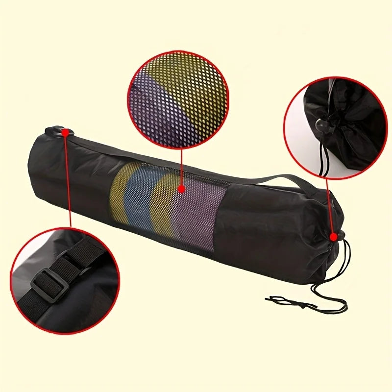 Yoga Mat Storage Bag — Breathable Oxford Fabric with Shoulder Strap