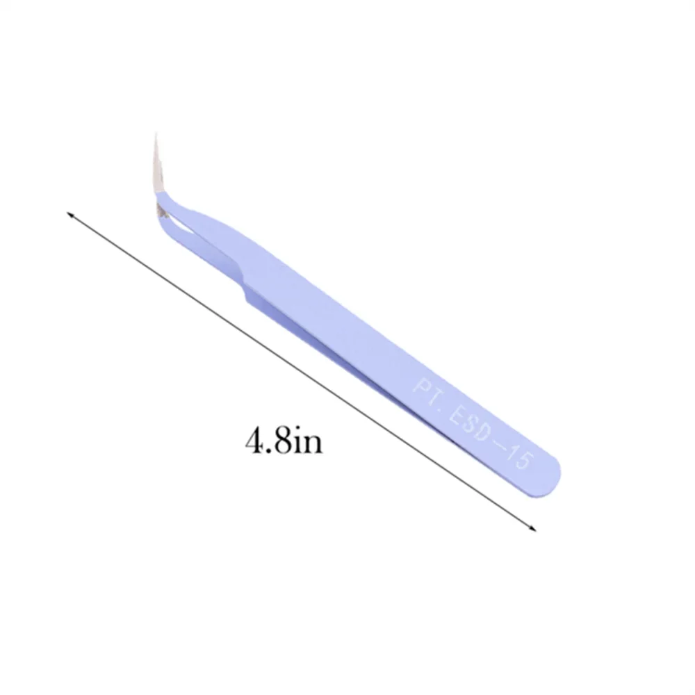 Stainless Steel Lash Extension Tweezers — Curved & Straight