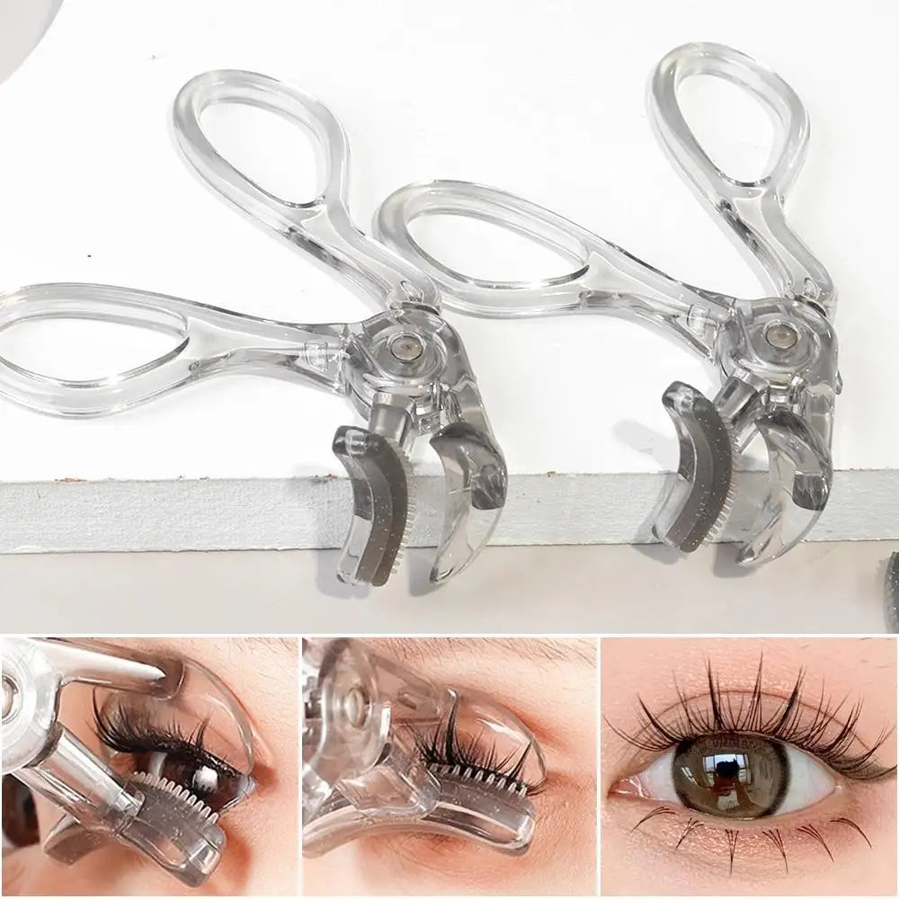 Dual-Type Eyelash Curler with Comb — Waterproof Long-Lasting Natural Curl