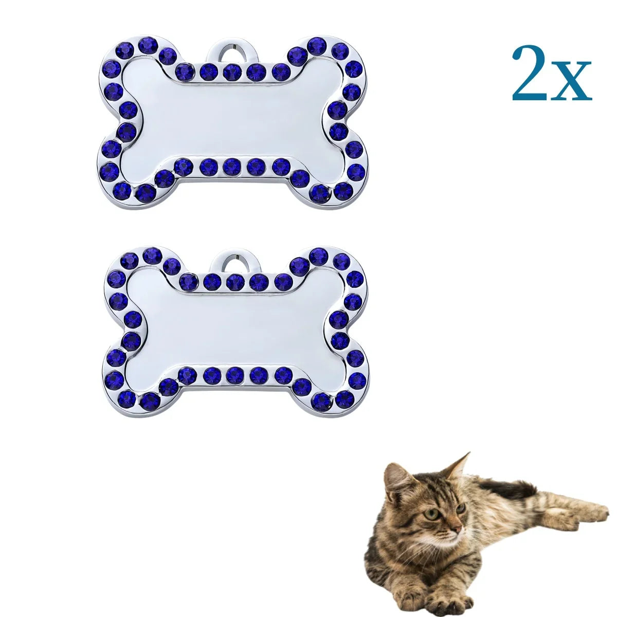 VIP Personalized Engraved Pet ID Tag — Dog & Cat Name Tag