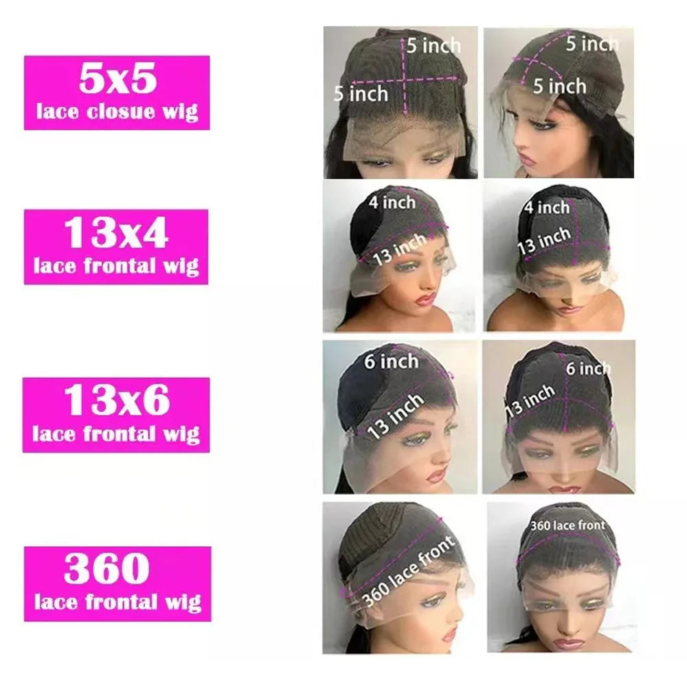 Body Wave Human Hair Lace Front Wig — HD & Glueless Lace Options