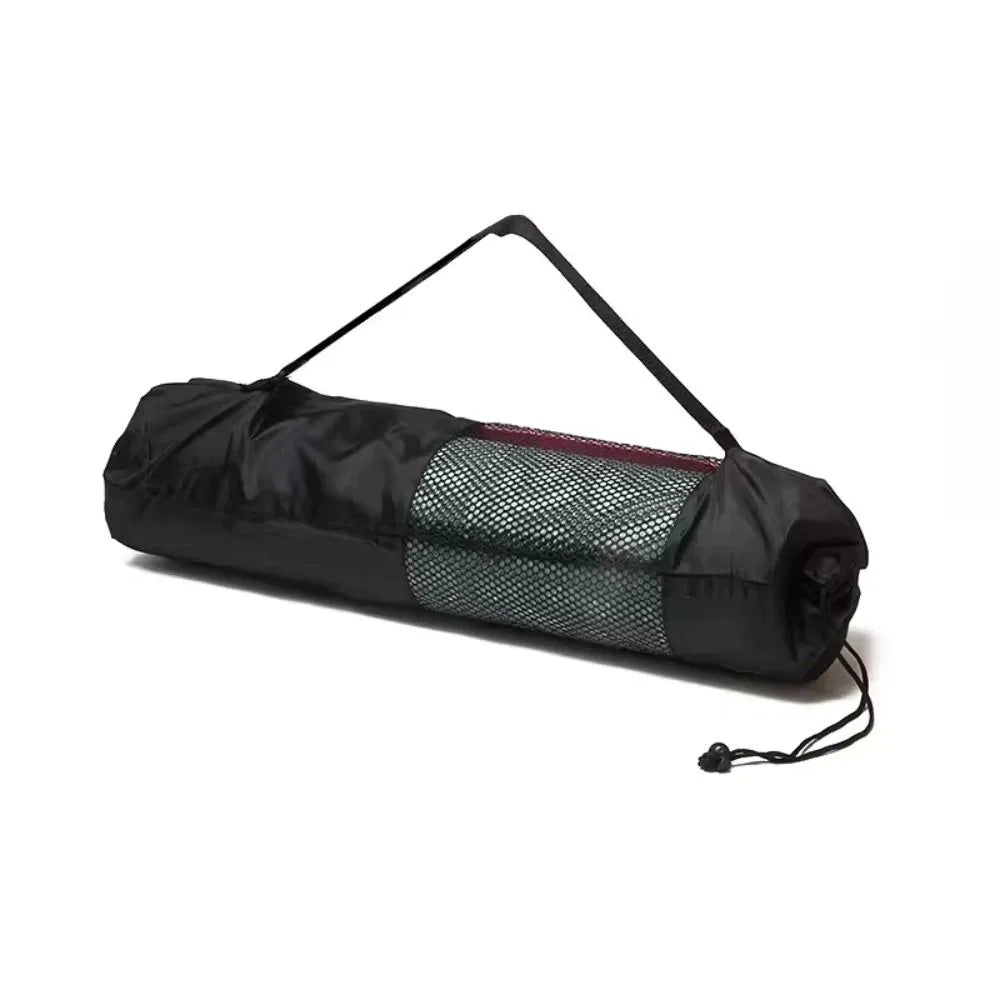 Yoga Mat Carry Bag — Portable Mesh with Adjustable Shoulder Straps
