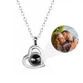 Custom Photo Projection Necklace — 100 Languages I Love You