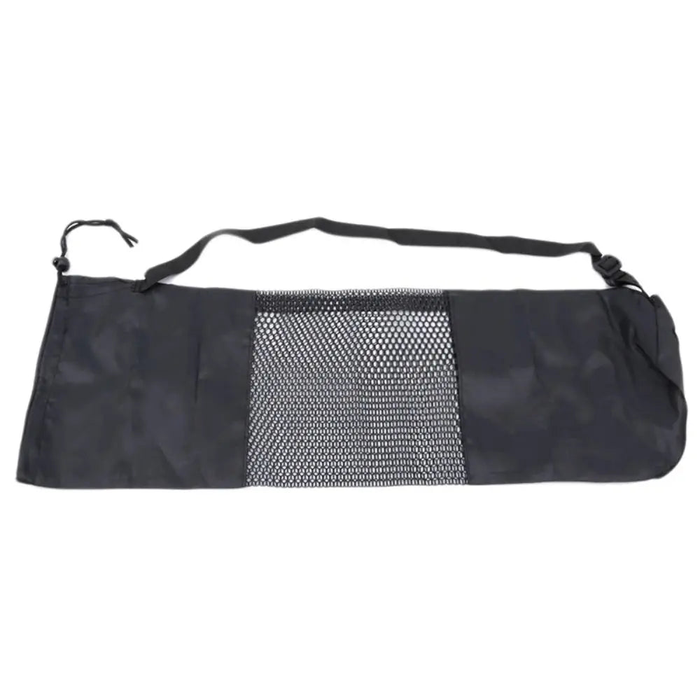 Yoga Mat Carry Bag — Portable Mesh with Adjustable Shoulder Straps