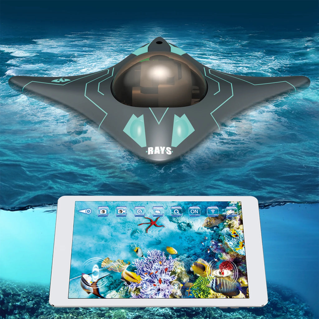 Underwater Submarine Drone — 6-Channel Waterproof Camera Drone for Pools & Lakes