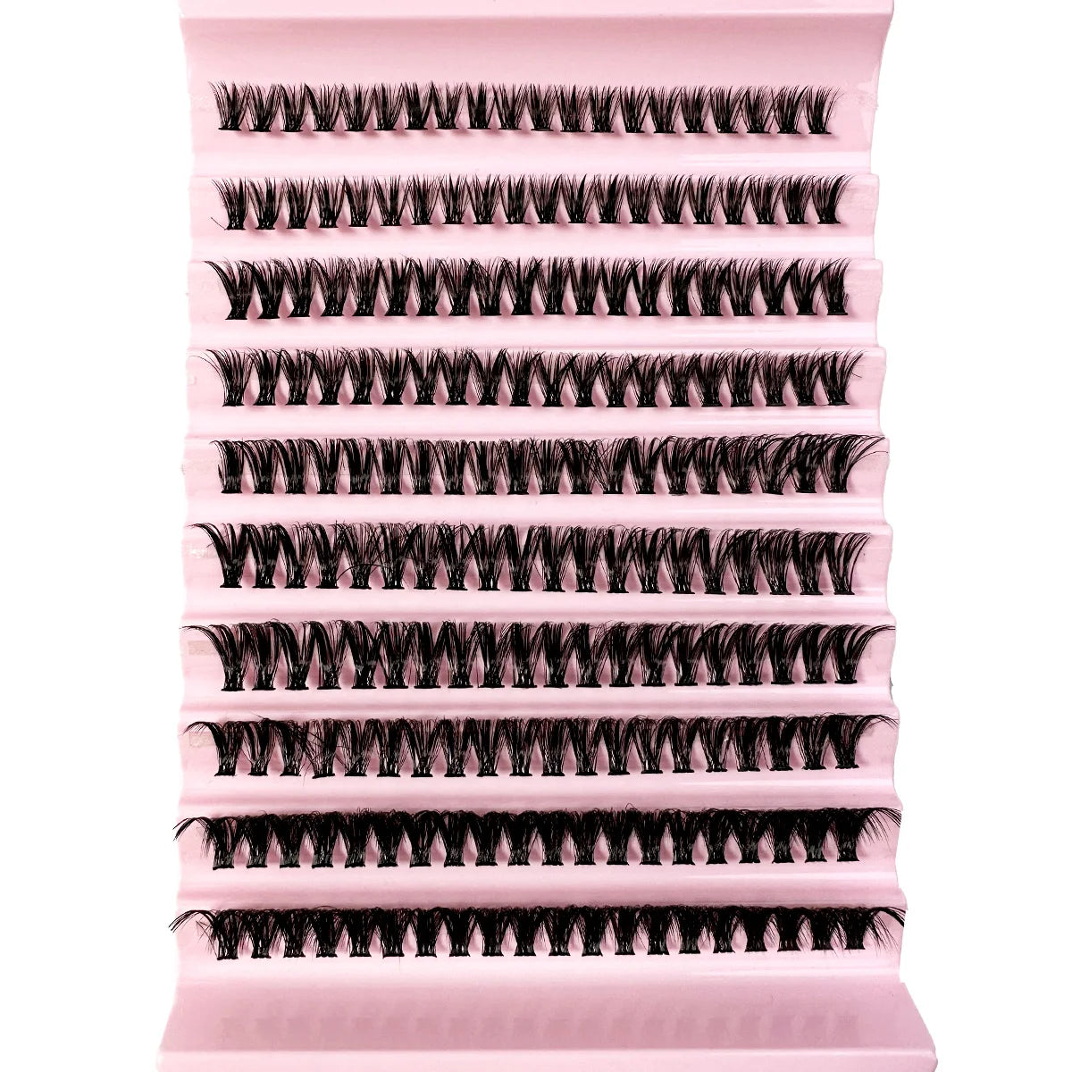 Faux Mink 540-Cluster Lash Extensions — C Curl 9-16mm 3D Russian Strip