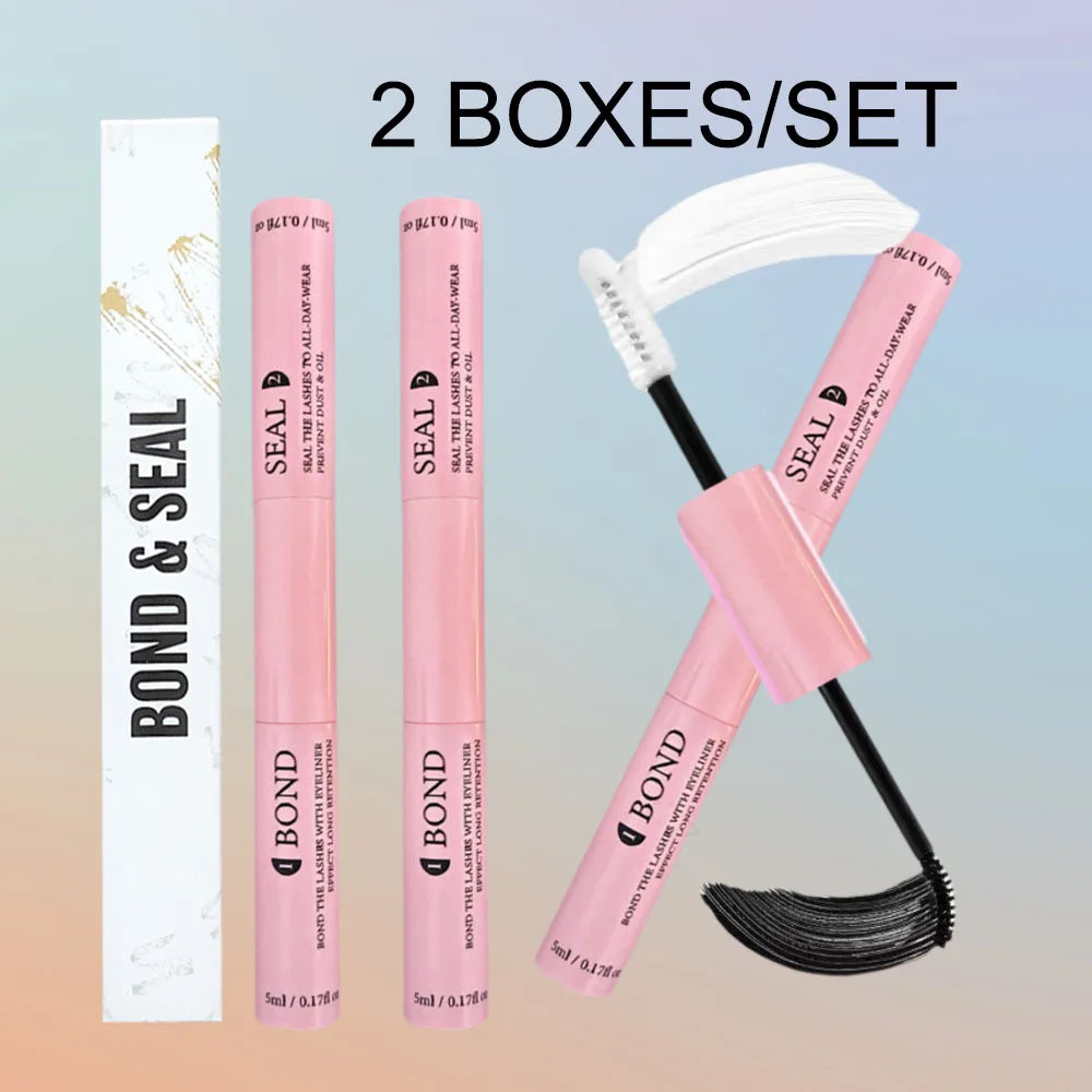 Lash Bond & Seal Kit — 10ml Glue + 5ml Remover + Tweezers