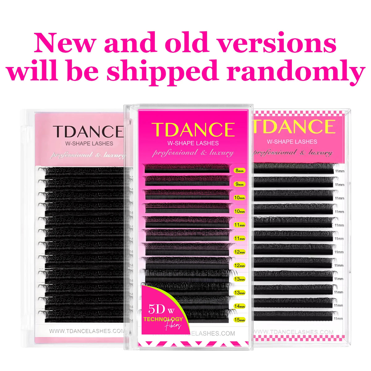 TDANCE Premade Volume Fan Lash Extensions — 3D to 6D W-Shape